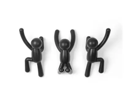 Вешалки-крючки Buddy (Черный, 8,5)