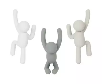 Вешалки-крючки Buddy (Серый, 18)