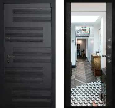 Входная дверь Бастион Блэк 10 Венге