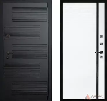 Входная дверь Бастион Блэк 15 Белый матовый