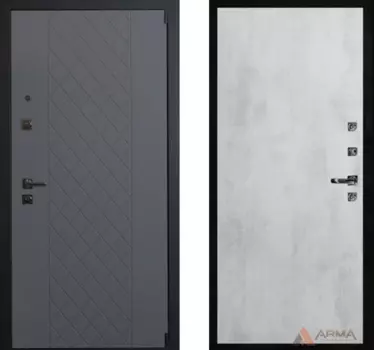 Входная дверь Домино 06 Бетон светлый