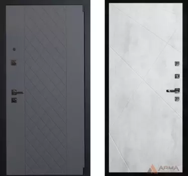 Входная дверь Домино 08 Бетон светлый