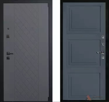 Входная дверь Домино 16 Силк титан