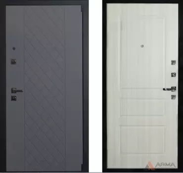 Входная дверь Домино 17 Сандал светлый