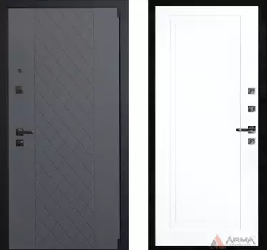 Входная дверь Домино 22 Рал 9003