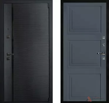 Входная дверь Гранд Блэк 16 Силк титан