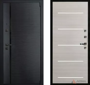 Входная дверь Гранд Блэк 20 Акация поперечная