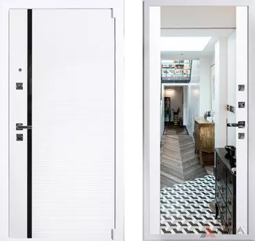 Входная дверь Гранд Вайт 09 Софт белый