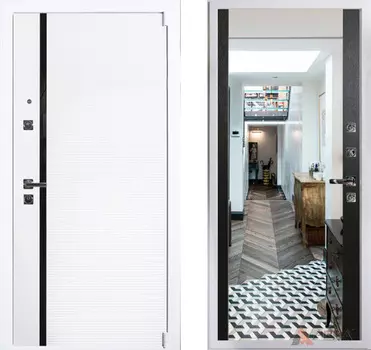 Входная дверь Гранд Вайт 10 Венге