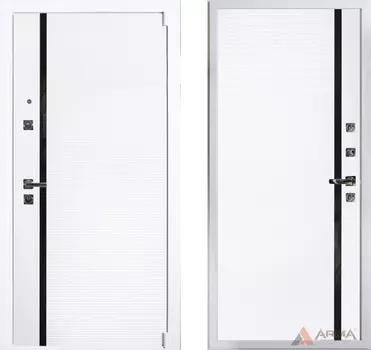 Входная дверь Гранд Вайт 15 Белый матовый