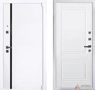 Входная дверь Гранд Вайт 18 Белый матовый