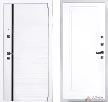 Входная дверь Гранд Вайт 22 Рал 9003