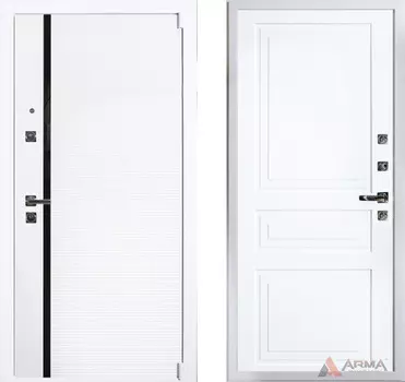 Входная дверь Гранд Вайт 23 Рал 9003