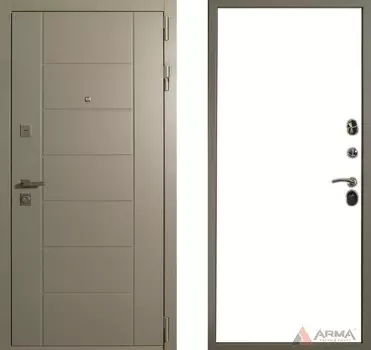 Входная дверь Эквадор 05 Софт белый