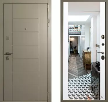 Входная дверь Эквадор 09 Софт белый