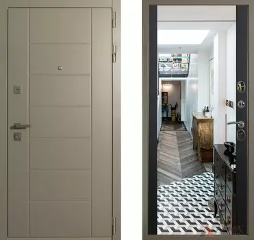 Входная дверь Эквадор 12 Черный кварц