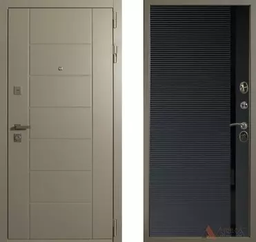 Входная дверь Эквадор 14 Шагрень черная