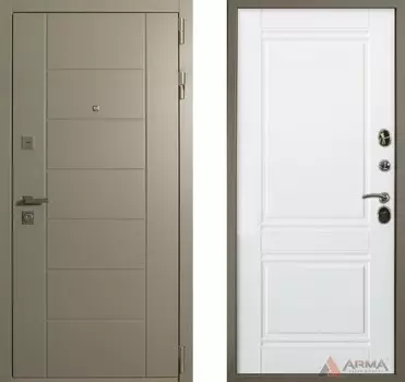 Входная дверь Эквадор 18 Белый матовый