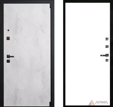 Входная дверь Концепт Блэк 05 Софт белый