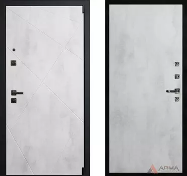 Входная дверь Концепт Блэк 06 Бетон светлый