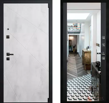 Входная дверь Концепт Блэк 12 Черный кварц