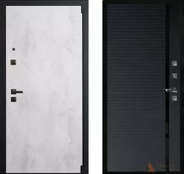 Входная дверь Концепт Блэк 14 Шагрень черная