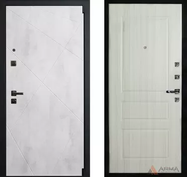 Входная дверь Концепт Блэк 17 Сандал светлый