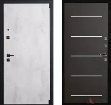 Входная дверь Концепт Блэк 21 Венге поперечный