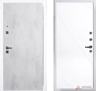 Входная дверь Концепт Вайт 07 Белый матовый