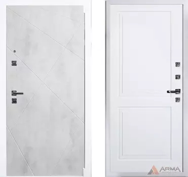 Входная дверь Концепт Вайт 13 Белый матовый