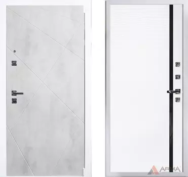 Входная дверь Концепт Вайт 15 Белый матовый