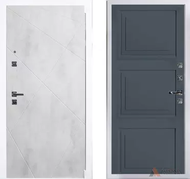 Входная дверь Концепт Вайт 16 Силк титан