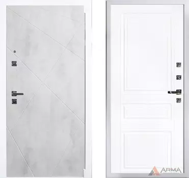 Входная дверь Концепт Вайт 19 Белый ясень