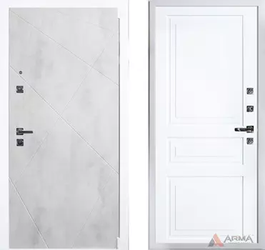 Входная дверь Концепт Вайт 23 Рал 9003