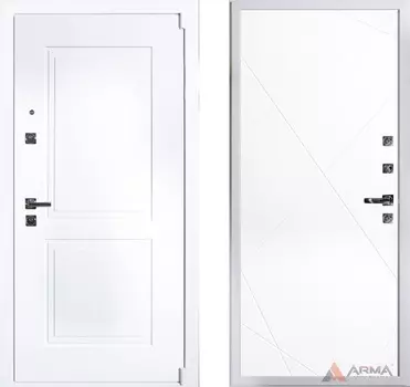 Входная дверь Нео Вайт 07 Белый матовый