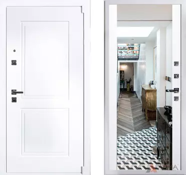 Входная дверь Нео Вайт 09 Софт белый