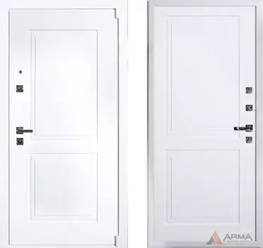 Входная дверь Нео Вайт 13 Белый матовый