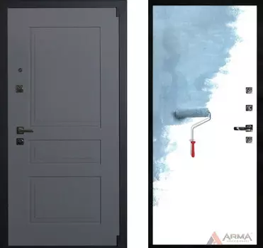 Входная дверь Нео Ясень 02 Грунт под покраску