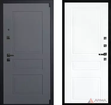 Входная дверь Нео Ясень 19 Белый ясень