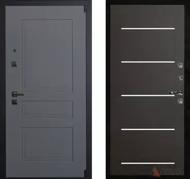 Входная дверь Нео Ясень 21 Венге поперечный