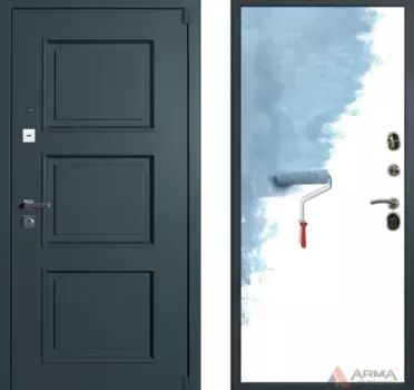 Входная дверь Оптима 02 Грунт под покраску