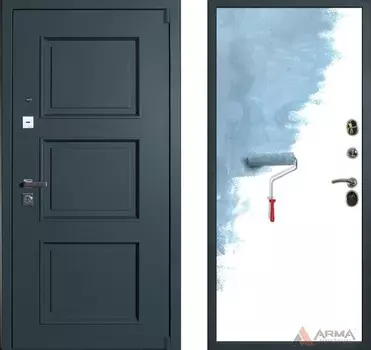 Входная дверь Оптима Термо 02 Грунт под покраску