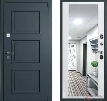 Входная дверь Оптима Термо 03 Белый матовый