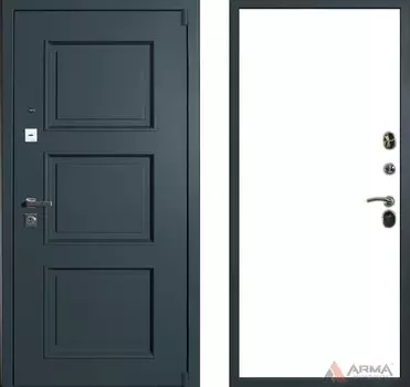 Входная дверь Оптима Термо 05 Софт белый