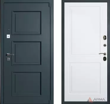 Входная дверь Оптима Термо 13 Белый матовый