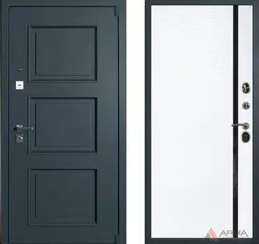 Входная дверь Оптима Термо 15 Белый матовый