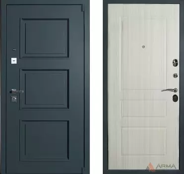 Входная дверь Оптима Термо 17 Сандал светлый