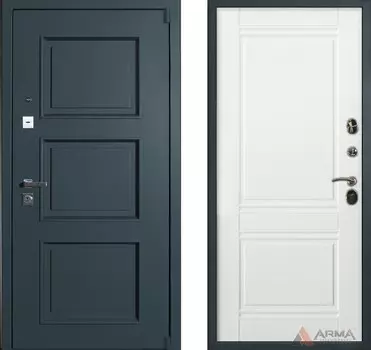 Входная дверь Оптима Термо 18 Белый матовый