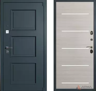 Входная дверь Оптима Термо 20 Акация поперечная