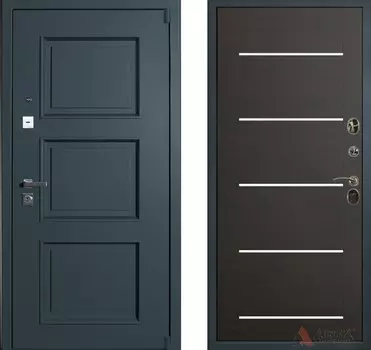 Входная дверь Оптима Термо 21 Венге поперечный